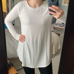 **SOLD**Zenana Premium Long Sleeve White Shirt